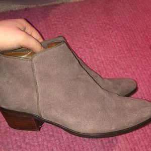 suede booties